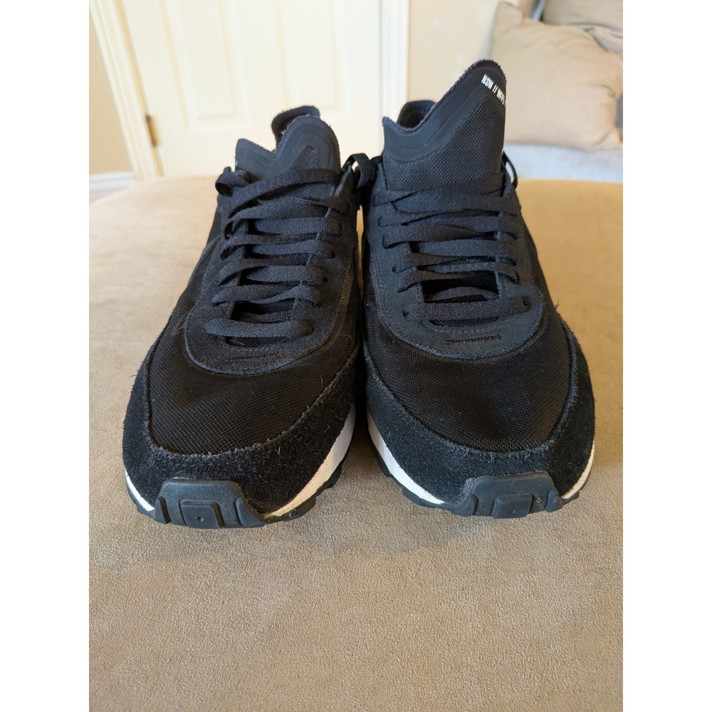 Nike Waffle One Black White Men DA7995-001 New Authentic Size 12 - Picture 2 of 9